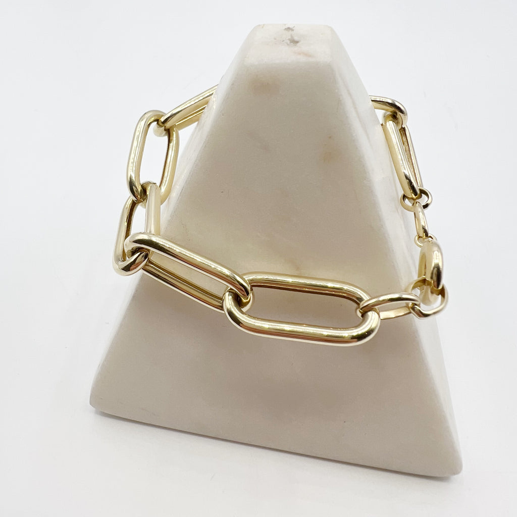 Golden Hoop Bracelet
