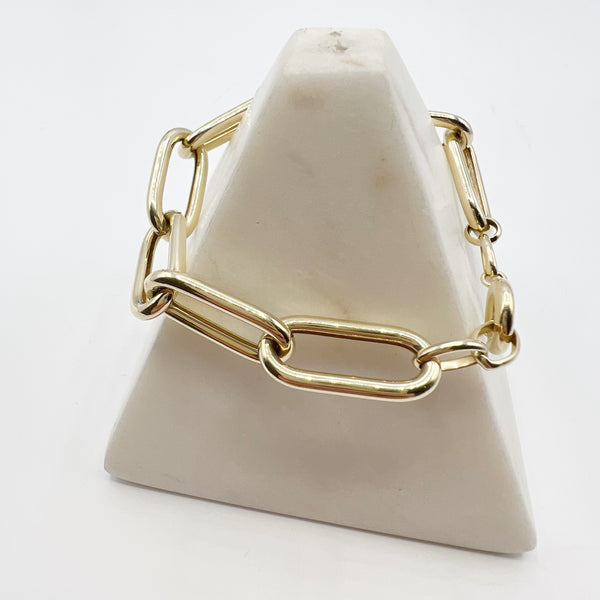 Golden Hoop Bracelet
