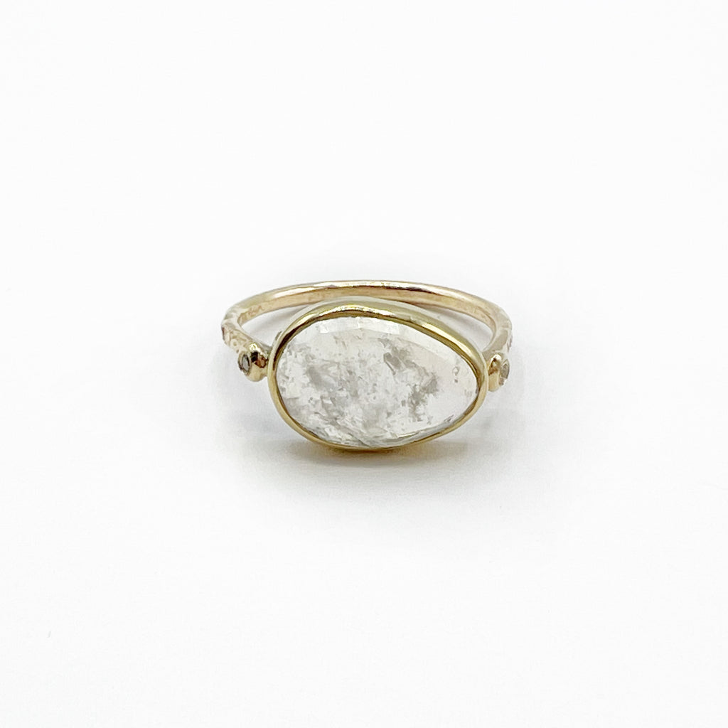 Color Gemstone & Diamond 18K Staggered Pear Shape Ring - Stevie Wren