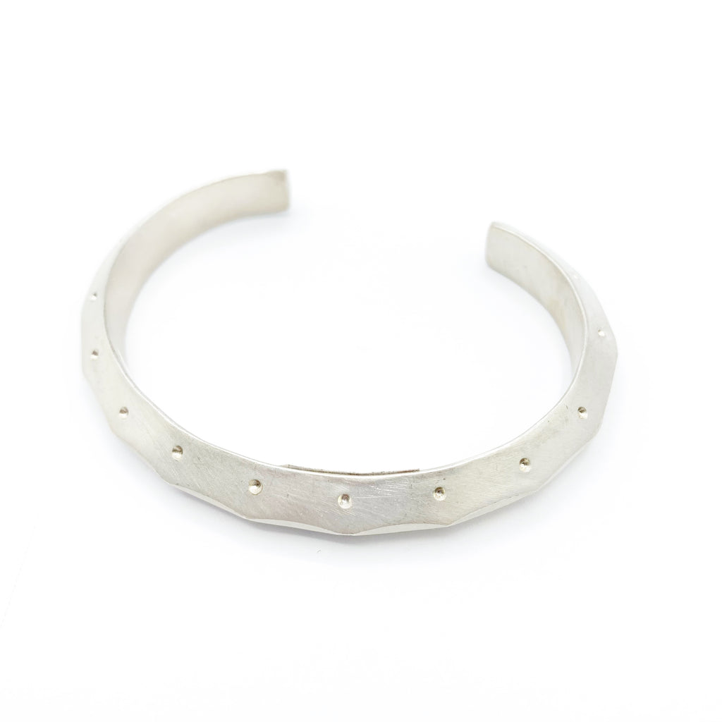 Sterling Silver Native Bangle