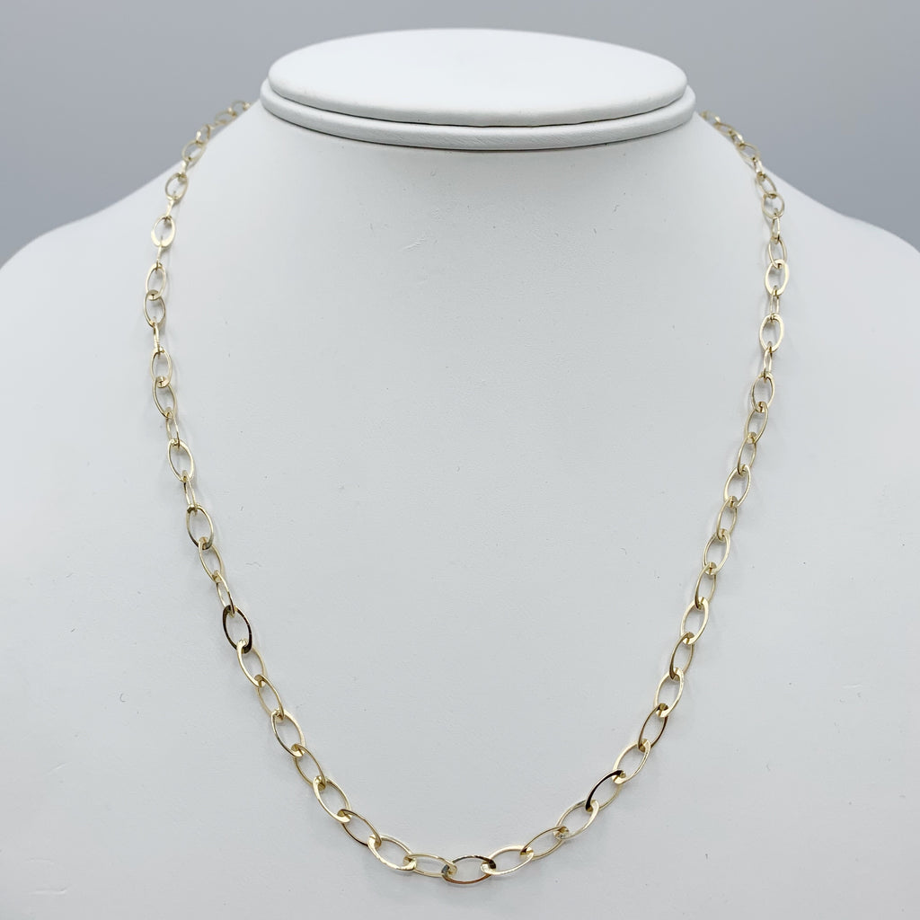 Large Golden Link Chain