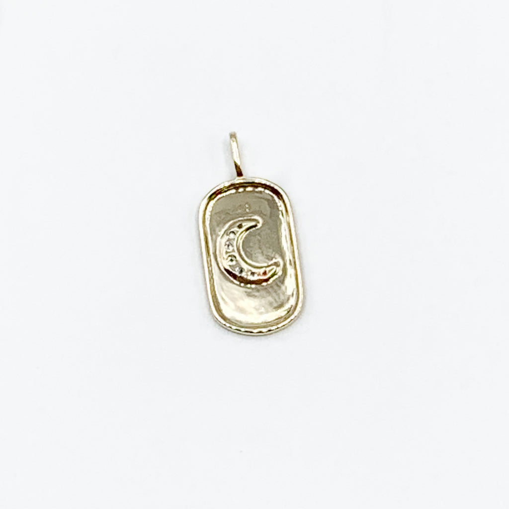 Lord of the Rings Gold and Diamond Crescent Moon Doorway