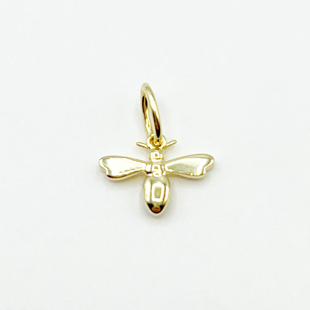 Gold and Diamond Buzzing Bee Charm