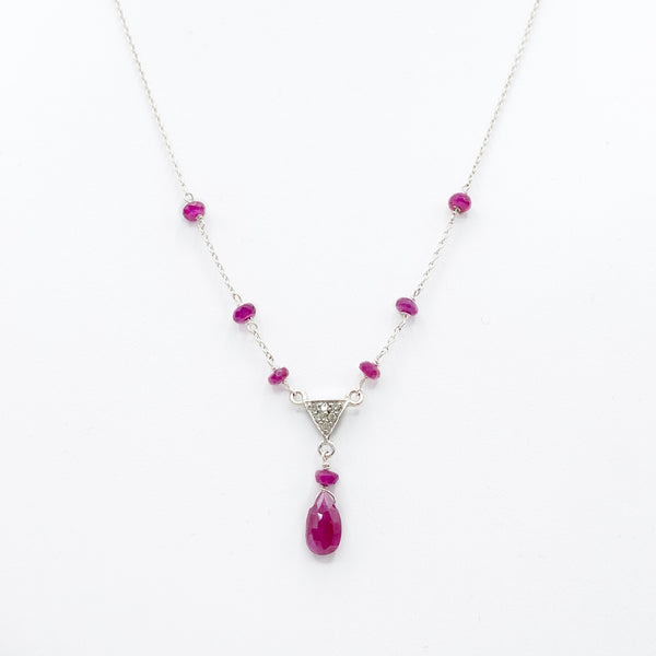 Ruby and Diamond Necklace