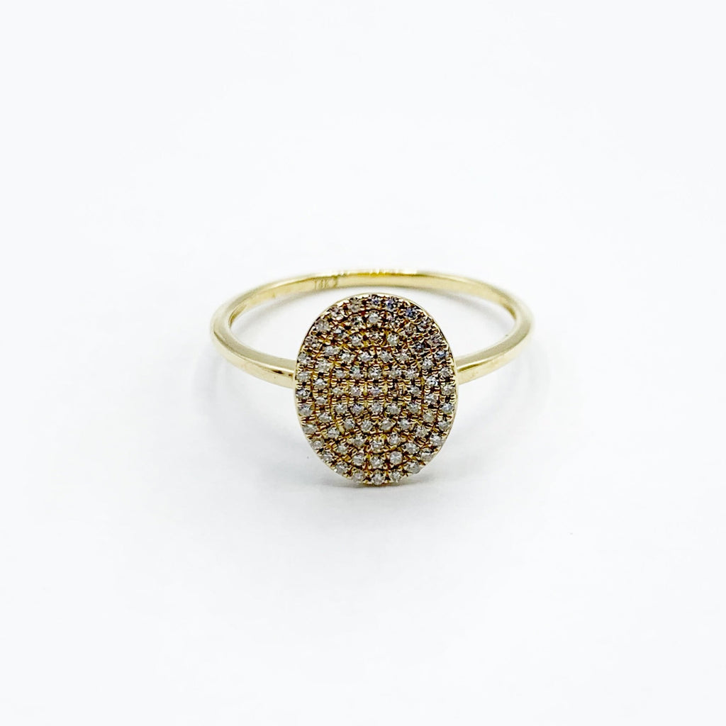 Diamond Cobblestones on a Golden Band