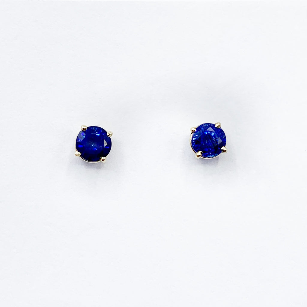 Deep Luxe Sapphire Earrings