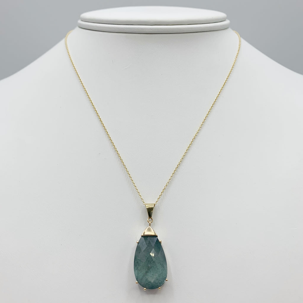 Deep Green Sea Teardrop